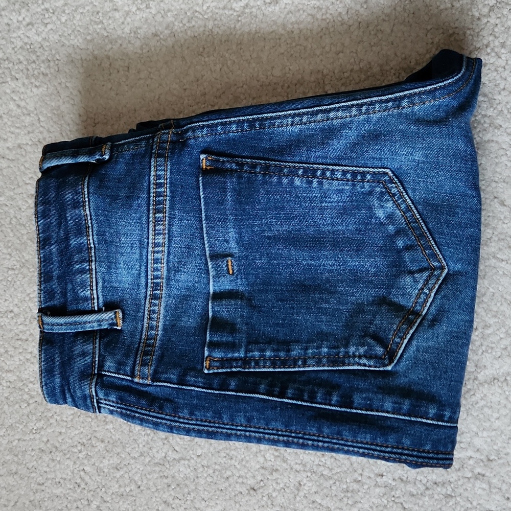 YEST D-NIM Jeans Dark Blue Denim Straight Leg Jeans Size 4 - Picture 5 of 12
